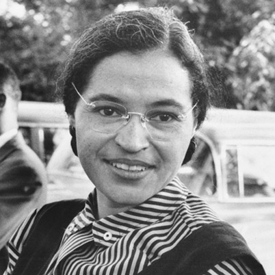 Rosa Parks resisted segregation in Montgomery, Alabama and sparked a civil rights revolution.